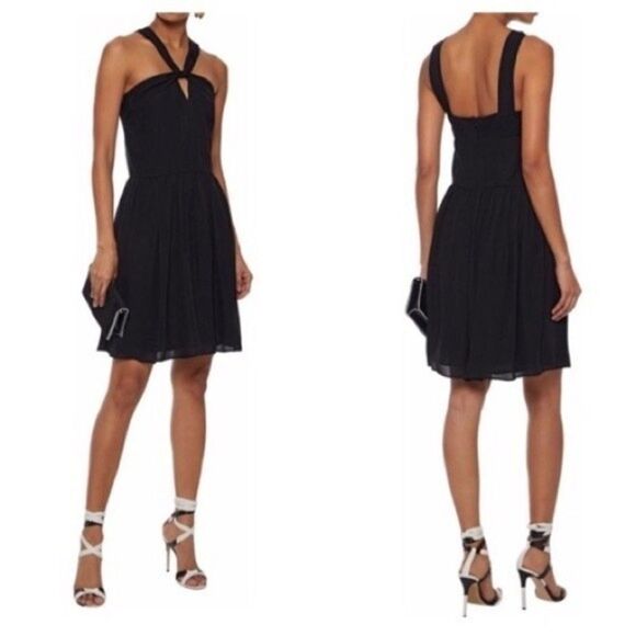 2 for $30 L’AGENCE Venetta Silk Black Silk Dress - Picture 11 of 11